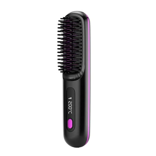 Eloura Tragbare Bürste – Glätten, Locken, Trocknen